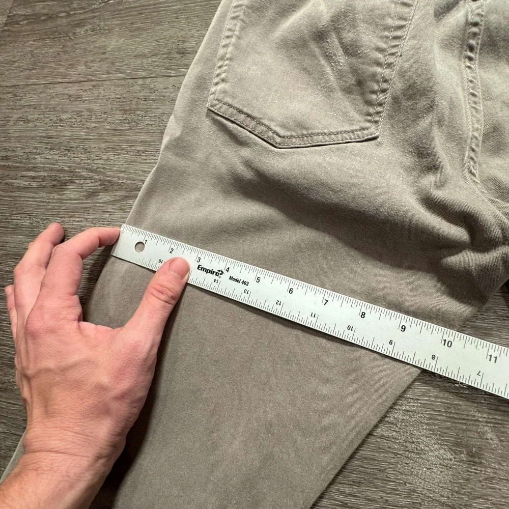 Frame Pants Mens 32 Beige Slim Straight L'homme Lyocell Rayon Blend Casual 32x32